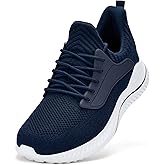 Mens Wide Sneakers Walking Shoes - Wide Slip on Tennis Shoes,Lightweight Breathable Comfortable Running Shoes for Athletic Workout Gym Jogging and Casual Wear Wide Width