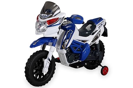 Actionbikes Motors Kinder Elektromotorrad J518 Kinderfahrzeug Elektro Motorrad Spielzeug für Kinder (Blau)