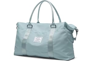 HYC00 Travel Duffel Bag,Sports Tote Gym Bag,Shoulder Weekender Overnight Bag for Women