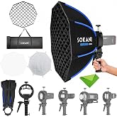 24"/60cm Octagonal Bowens Mount Softbox,S-Type Bracket Handheld Soft Box | Compatible with Godox AD200ProII AD300Pro II AD100ProII V1Pro V860III V100 TT600 TT350, for 430EXIII YN320EX YN560 flash