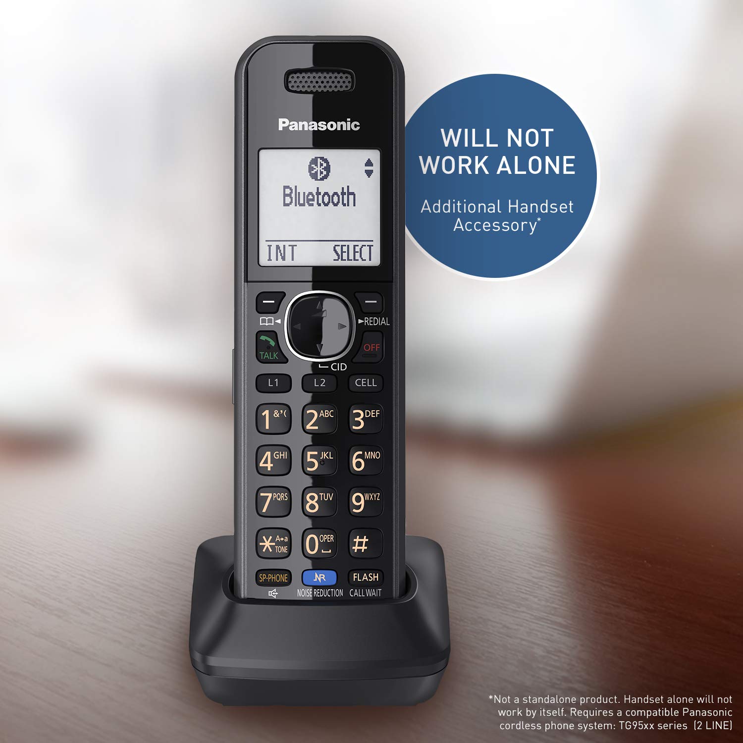 Panasonic KX-TG785SK DECT 6.0 5-Handset Cordless Phone