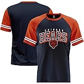 NFL Kids Youth 8-20 Officially Licensed Team Color Wordmark Performance Primary Logo Half Time Jersey T-Shirt