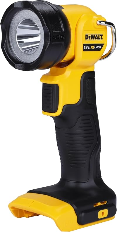 DEWALT DCL040-XJ 18V XR Cordless Work Light LED Torch Black Yellow