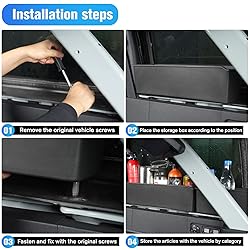 LitMiRaCle Trunk Storage Tray Organizers Rear Cargo