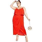 City Chic Women's Plus Size Cocktail Dress Overlay