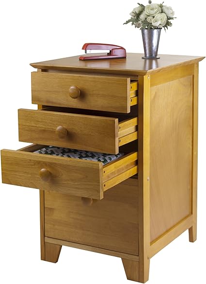 Amazon Com Winsome Studio File Cabinet Honey Furniture Decor