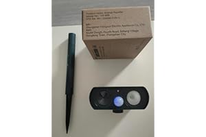 CKCOEO Solar Ultrasonic Animal Repellent, Deer Repellent Devices Waterproof, Cat Repellent Outdoor with Motion Detection Squirrel Skunk Rabbit Dog Raccoon Deterrents Animal Repeller for Yard, 1 Pack