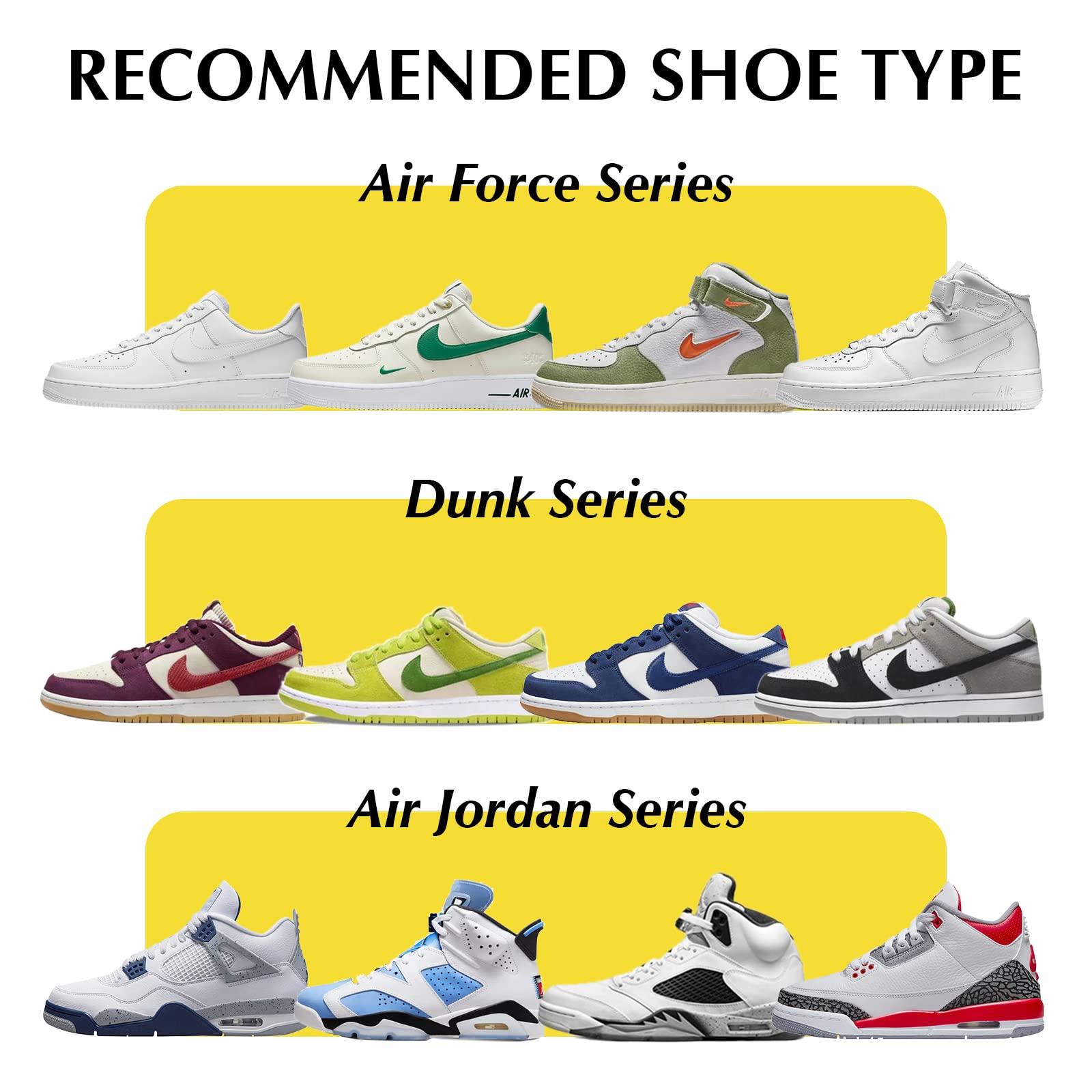 6 Pairs Crease Protector for Sneaker Shoes: AF1/ AJ/Dunks, Anti-Creases Shoe Guard for Men Women Youth Kids, Size 6-10