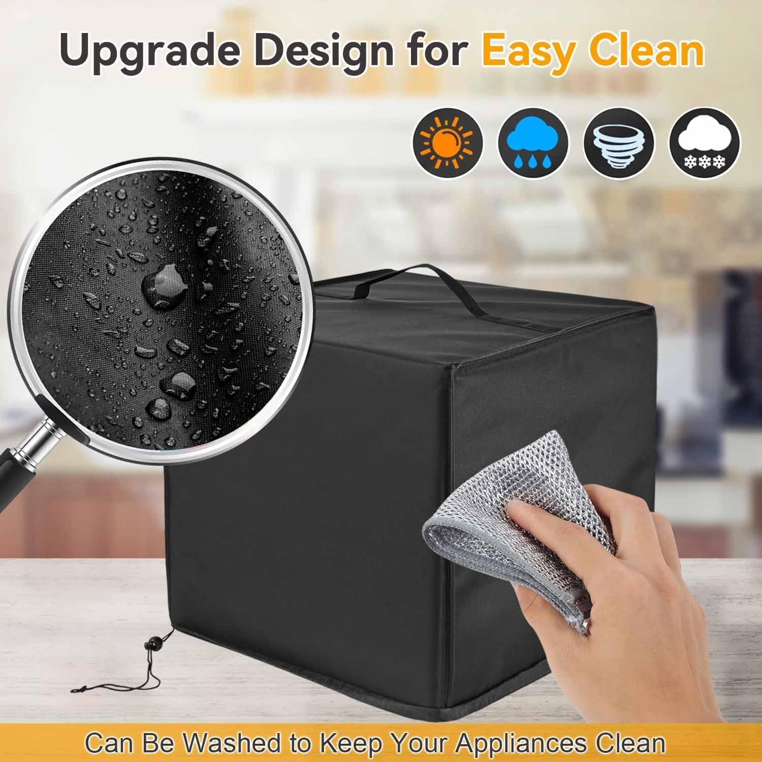 𝟮𝟬𝟮5𝗡𝗲𝘄Air Fryer Cover - Heat-Resistant Waterproof Dust-proof Air Fryer Cover Compatible for Em-eril Lagasse 26 QT Extra Large Air Fryer, for In.st.ant Omni Air Fryer Toaster Oven Combo 19 QT