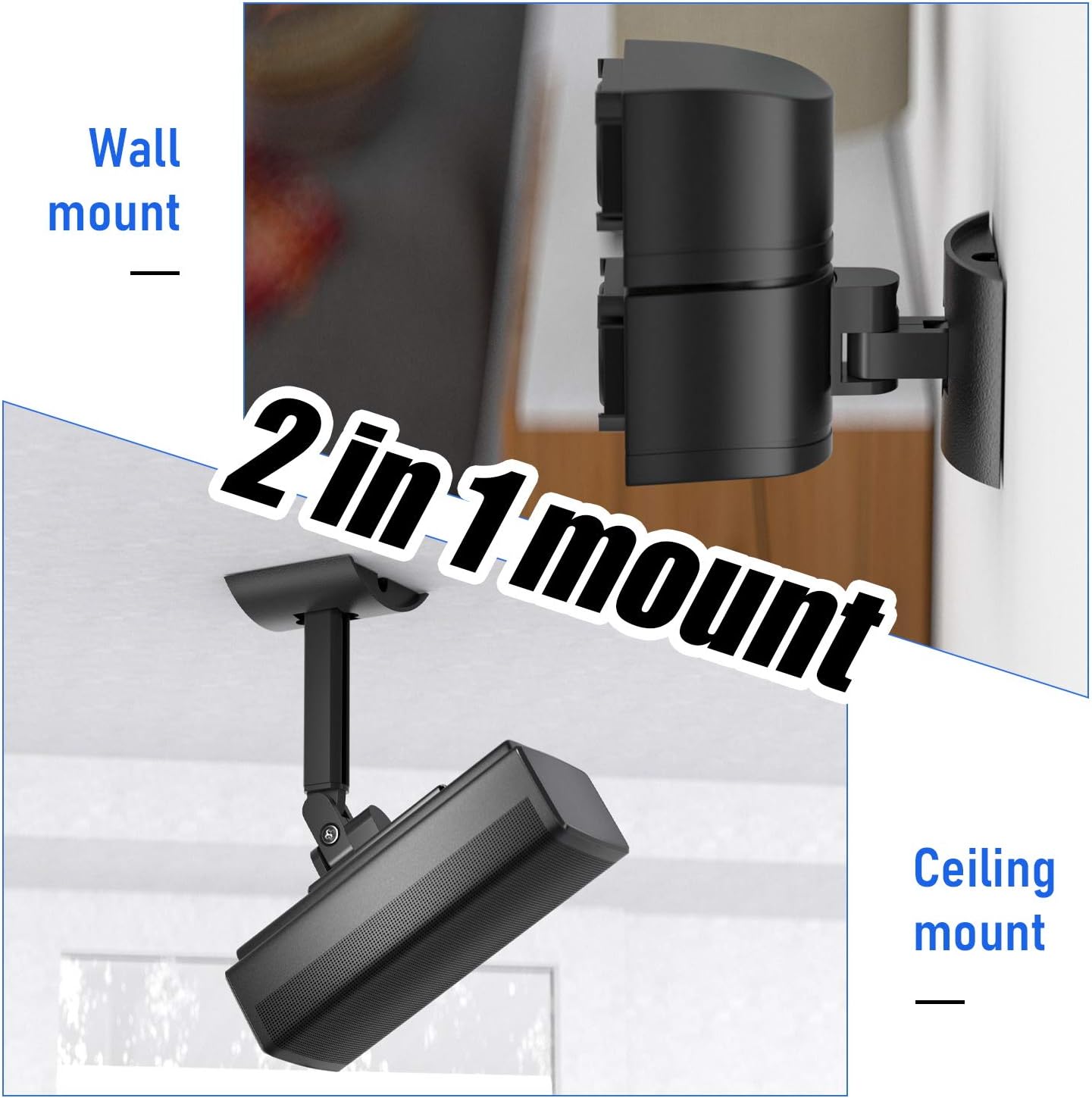 UB-20 Series II Wall/Ceiling Bracket Compatible with All Bose CineMate Lifestyle AM10 AM15 AM6 AM-16 Series ST535 ST525 ST520 535III 525III CM520 SoundTouch JC-II Virtually Invisible 300 Lifestyle 600 - Image 3
