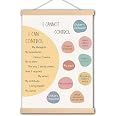 Decorazione per la salute mentale, I Can And Cannot Control, acrilica a forma di cuore, terapeuta, decorazione per ufficio, psicologia, regalo per la salute mentale