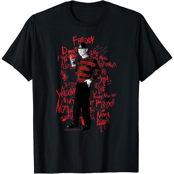 Amazon.com: Nightmare on Elm Street Freddy Never Sleep Again T