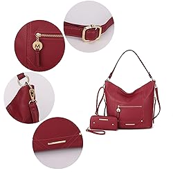 MKF Collection Hobo Purses for Women – Soft PU