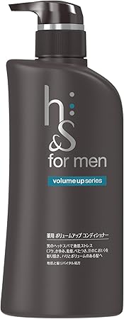 Amazon エイチアンドエス フォーメン H S For Men 薬用コンディショナー ボリュームアップ 本体ポンプ 5g 医薬部外品 H S リンス コンディショナー 通販