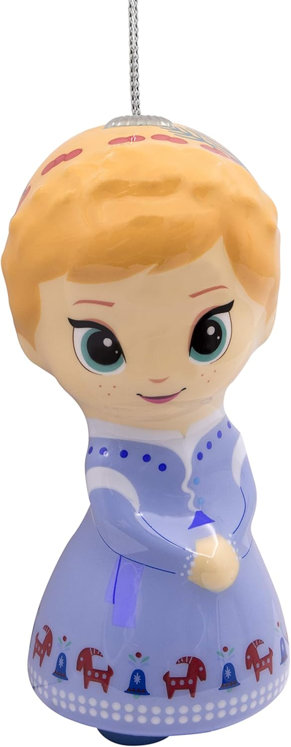 Hallmark Christmas Ornaments, Disney Frozen Anna Decoupage Ornament