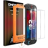 OMOTON Auto-Alignment Matte Screen Protector for Nintendo Switch 2 2025 7.9”, Matte Finish Glass Screen Protector, Dust-free Installation Tool, Bubble Free, Anti-Glare, Touch Sensitive, 2 Pack