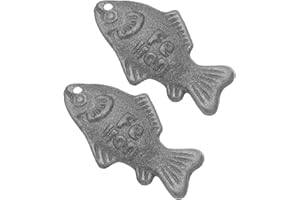 Generic 2pcs Cast Iron Iron Fish Cooking Tool Natural Reusable Supplement for Pregnant Women Vegans Athletes