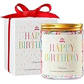 PHD CAKE Happy Birthday Candle - Birthday Gifts for Women, Men, Mom, Dad, Sister, Teacher, Friends - Best Gifts for Her Ideas, Natural Soy Wax Vanilla Scented Candles