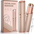Facial Hair Removal for Women Face: Painless Rechargeable Face Shaver Electric Hair Remover Device for Peach Fuzz Upper Lip C