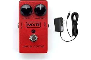 BRISKDROP MXR M102 Dyna Comp Compressor Pedal Bundle with 9V Power Supply