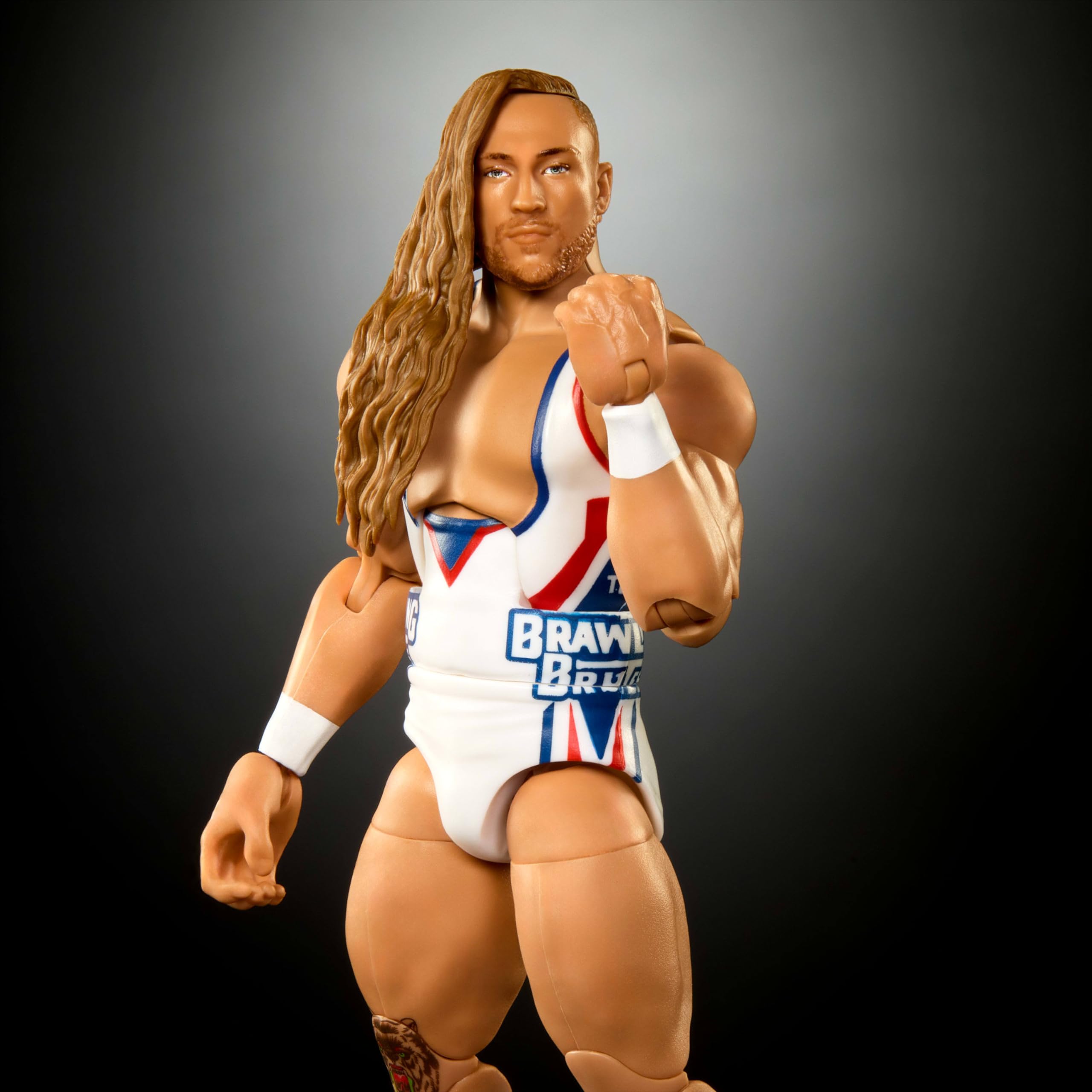 Mattel WWE Elite Actionfigur & Zubehör, Serie #110 Roman Reigns 15,2 cm Sammlerstück mit 25 Gelenkpunkten & austauschbaren Händen