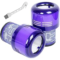 2 Pack HEPA Replacement for Dyson V11 Filter Compatible with Dyson Cyclone V11 Animal, V14 Torque Drive and V15 Detect, Washa