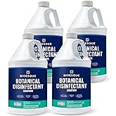 Bioesque Botanical Disinfectant Solution, Heavy Duty Broad-Spectrum Disinfectant, Kills 99.9% of Bacteria, Viruses*, Fungi, &amp; Molds, 1 Gallon (Pack of 4)
