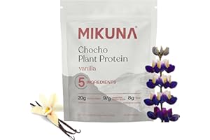 Mikuna Vegan Protein Powder (Vanilla, 15 Servings) - Plant Based Chocho Superfood Protein - Dairy Free Protein Powder Packed with Vitamins, Minerals & Fiber - Gluten, Keto & Lectin-Free