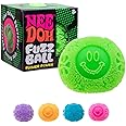 Schylling NeeDoh Fuzzball Flower Power- Textured Sensory Squeeze Toy with Fun Doh Filling - 2.5" Tall - Color May Vary (Pack