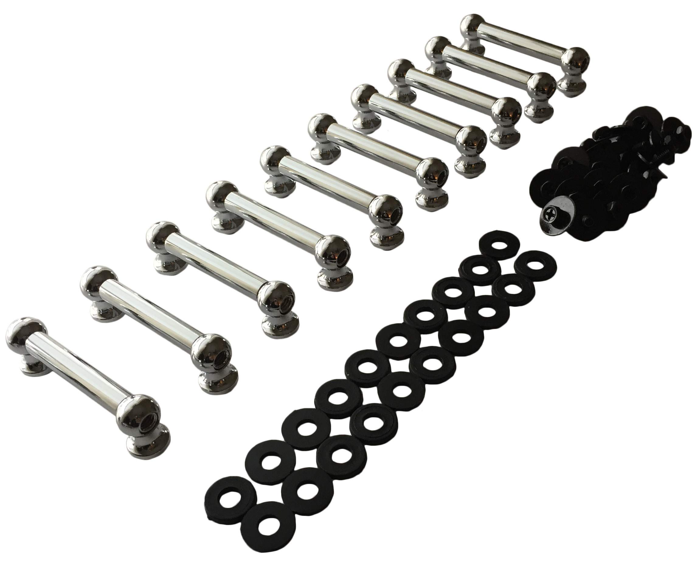 Photo 1 of Double End Tube Drum Lugs for Snare/Tom - ROSS Percussion (Chrome 55mm, 2 3/16")