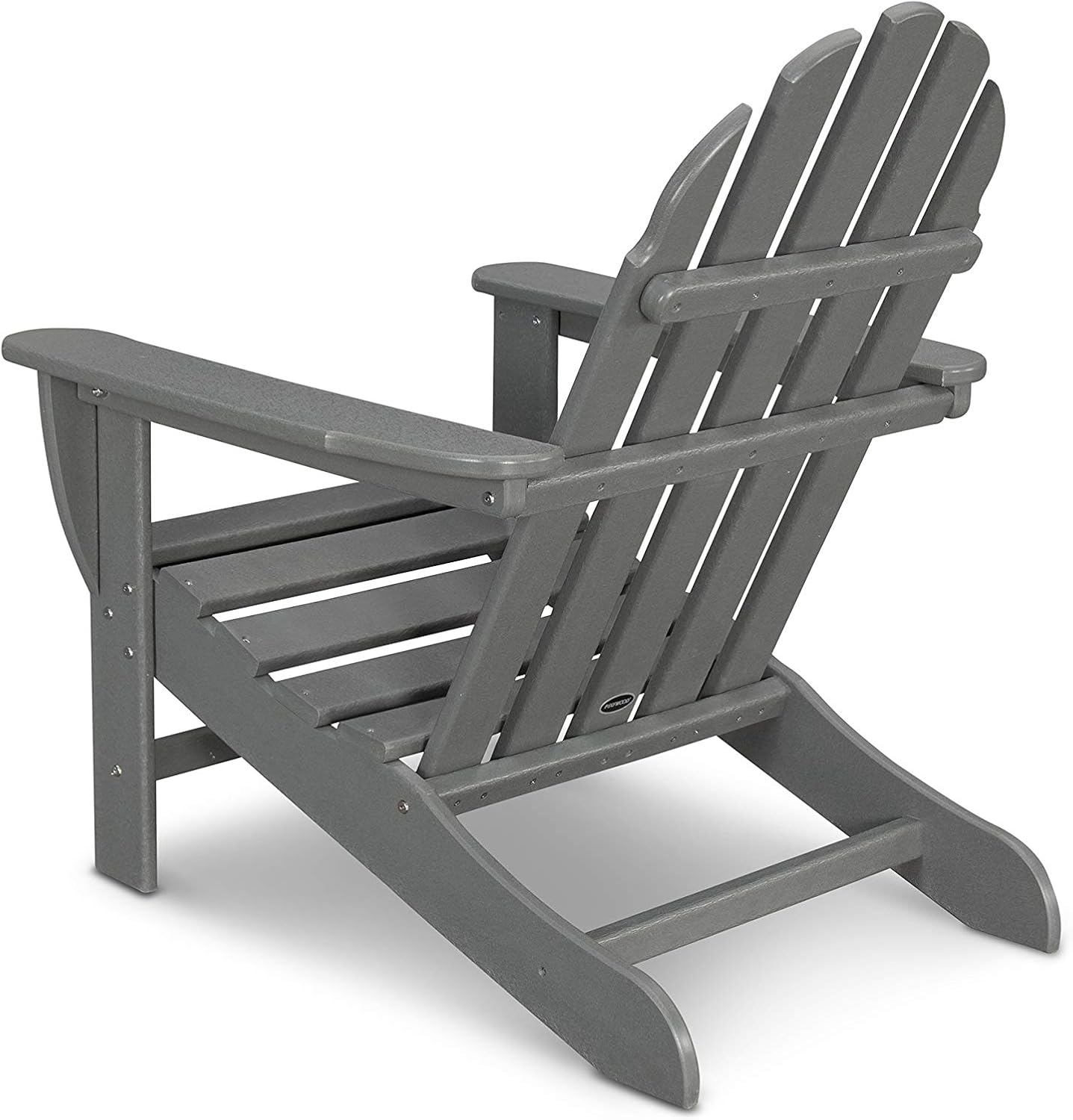 POLYWOOD AD4030WH Classic Outdoor Adirondack Chair, White : Garden & Outdoor