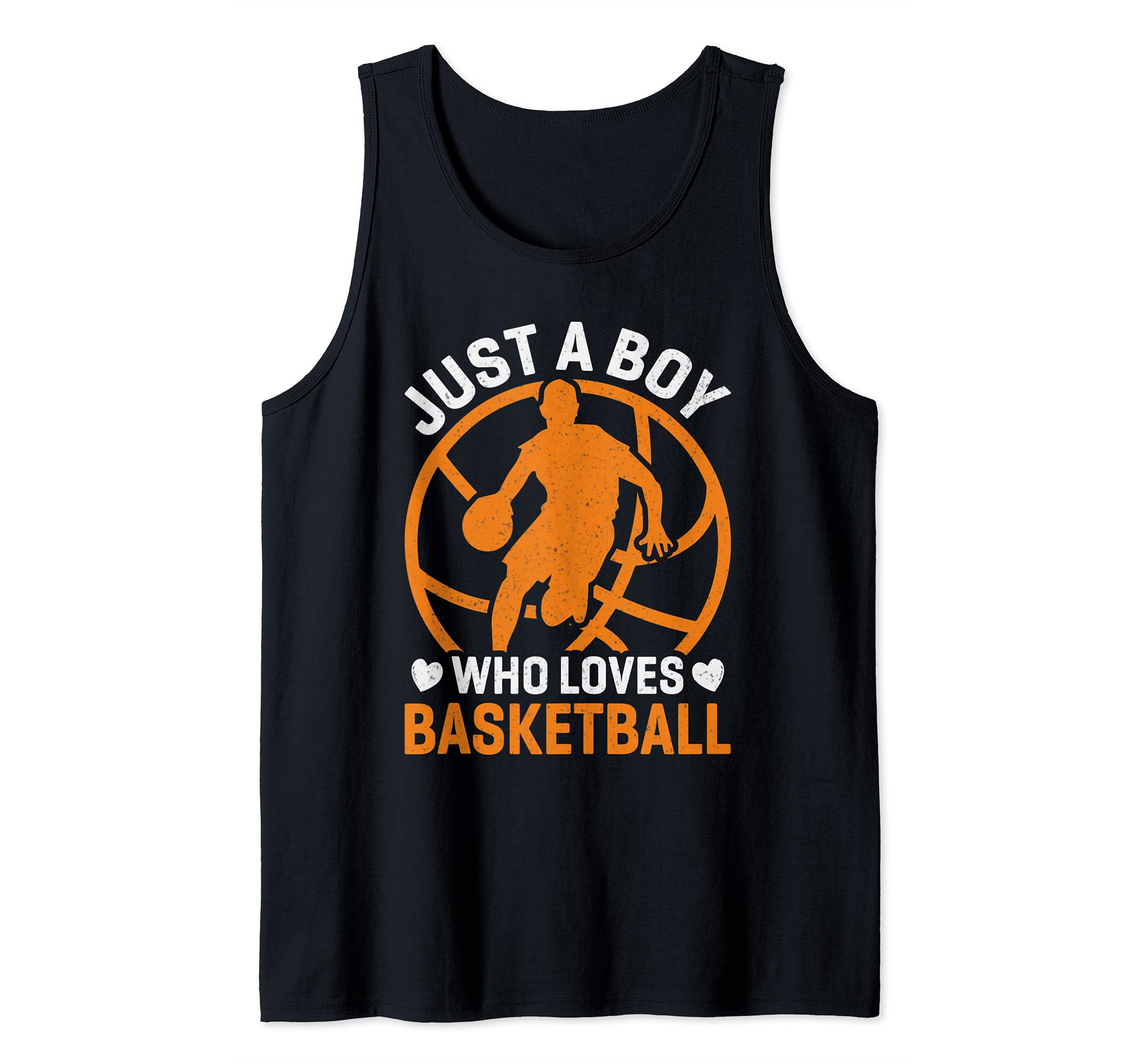 Boy Basketball Lover Cute Basketball Player Tank Top