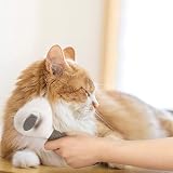 Elezenioc Dog Cat Brush Grooming Comb Self Cleaning Slicker Grey view 7
