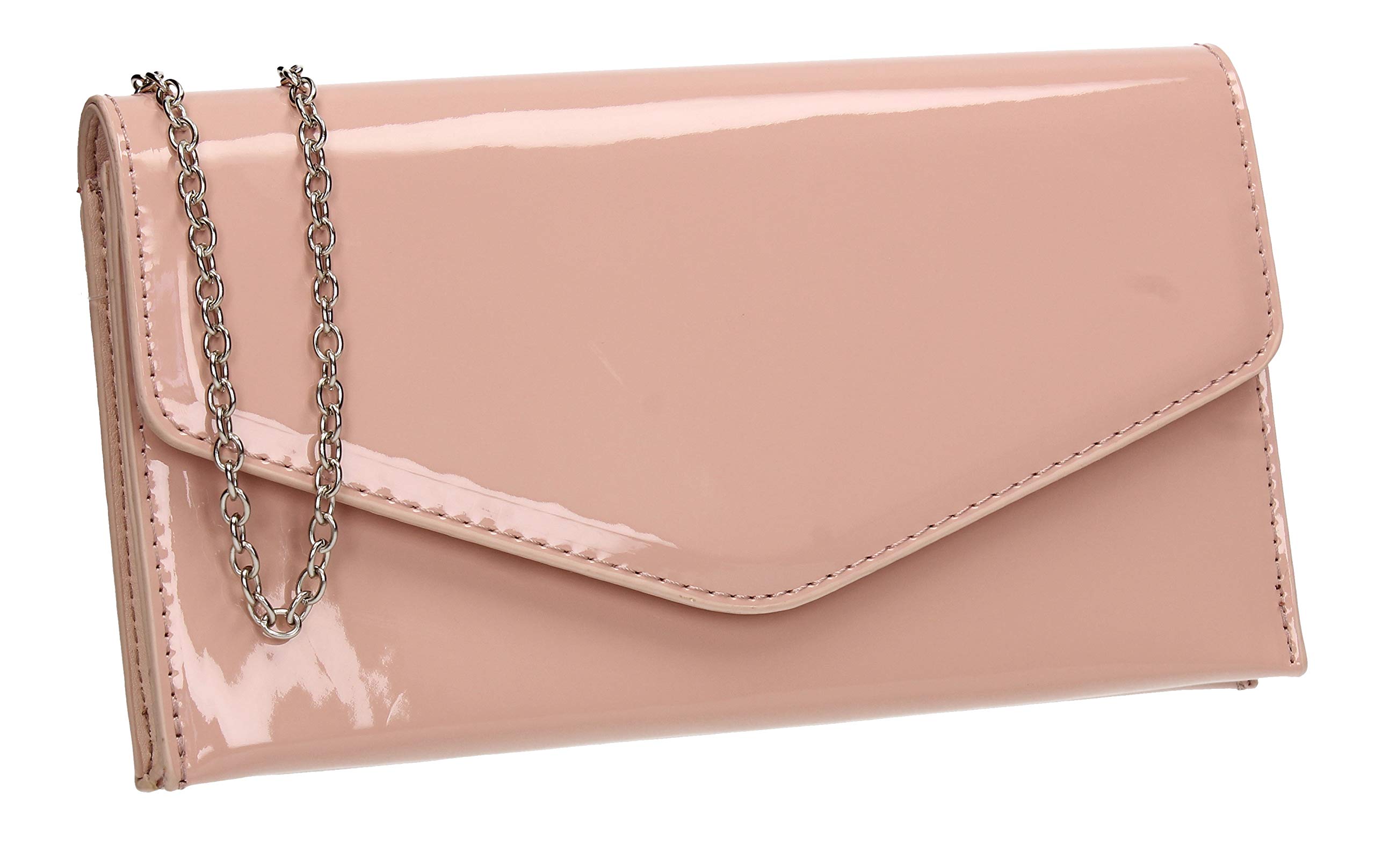 Swankyswans Womens Evie Clutch Pink (Nude Pink)