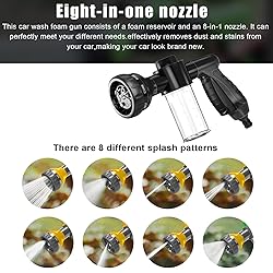 Wevdn Car Wash Nozzle, High Pressure 8 Adjustable