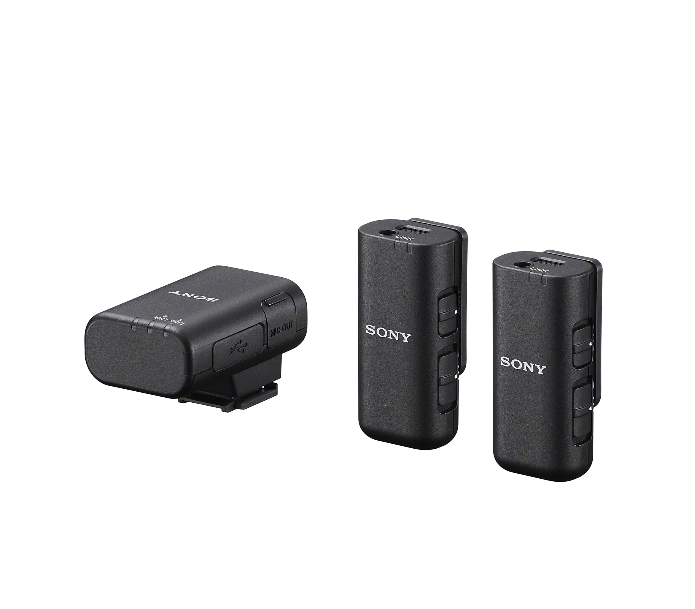 Sony ECM-W3 Dual-Channel Wireless Microphone System for Alpha Mirrorless Cameras with MI Shoe – Clear Professional Audio