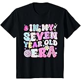 7 Year Old in My Seven Year Old Era Girl Kids 7th Birthday T-Shirt