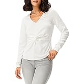 NIC+ZOE Women's Twist Front Lace Knit Top