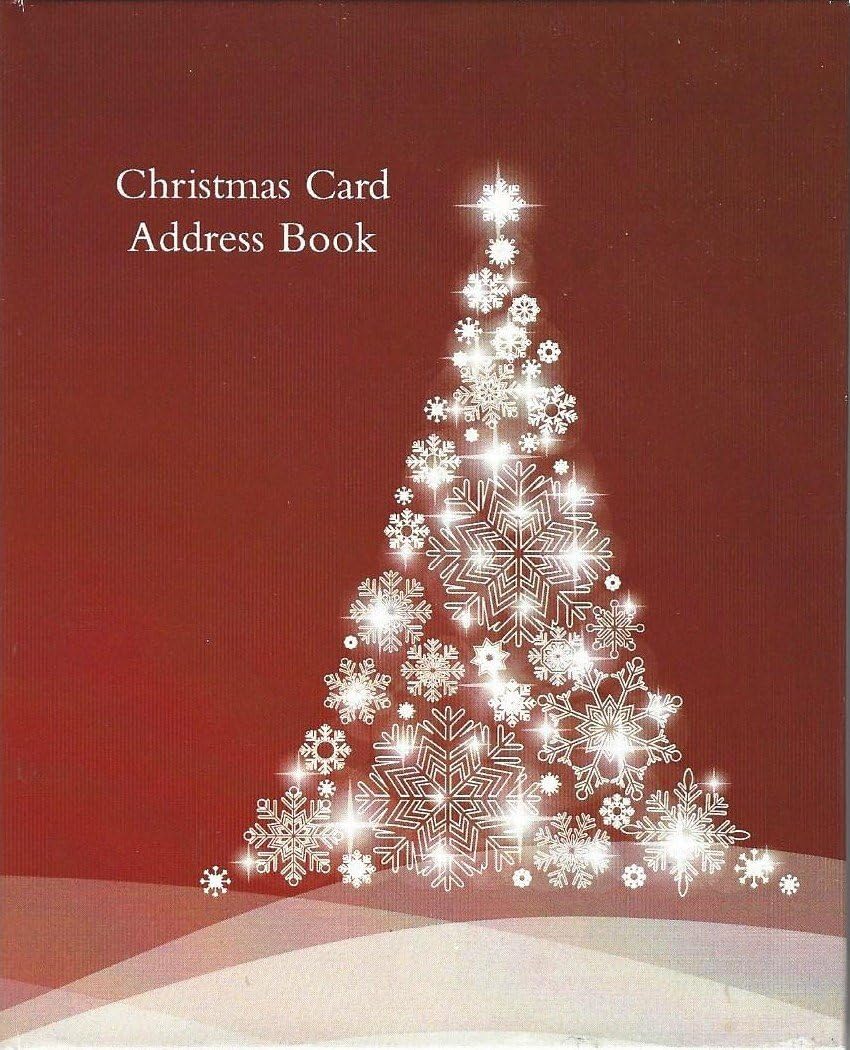 Christmas Card Address Book.Hard backed. Size 10.9 cm x13.3 cm (4.25