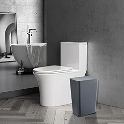 RTWDKFQ 3 Pack Bathroom Small Trash Can with