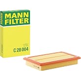 Mann Filter C 28 004 Engine Air Filter Replacement Compatible With Select Mercedes-Benz C300, C350e, E300, E350, GLC300, GLC350e, SLC300 Vehicles