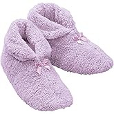 WalterDrake Womens Chenille Slippers, Foam Cushioned Footbed, Non Slip Sole, Womens Fashion - Size Medium, Lavender