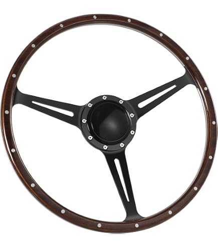 Amazon.com: 17'' Classic Riveted wood steering wheel Restoration