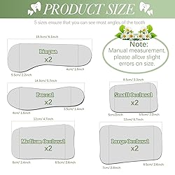 10 Pieces Dental Mouth Mirror Occlusal Reflector