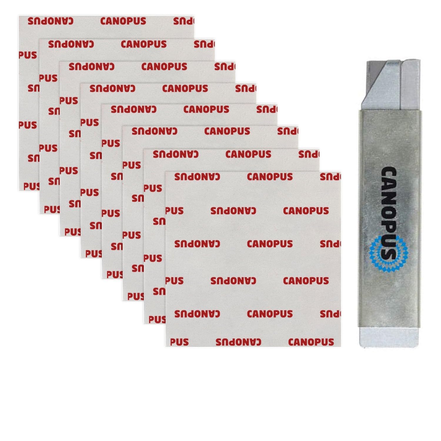 CANOPUS Double Sided Adhesive Pads Heavy Duty, 8 PCs (38mm x 38mm), Waterproof, Sticky Mounting Number Plate Pads, Ideal for Indoor and Outdoor use, Gray