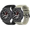 TenCloud 2Pack Active Edge Band Smartwatch Accessory for Amazfit Active Edge (A2212) Watch Band Strap Compatible with Amazfit Active Edge