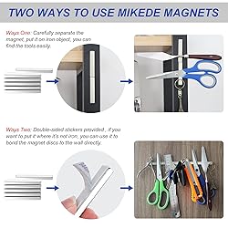 MIKEDE Strong Neodymium Bar Magnets 4 Pack, Heavy