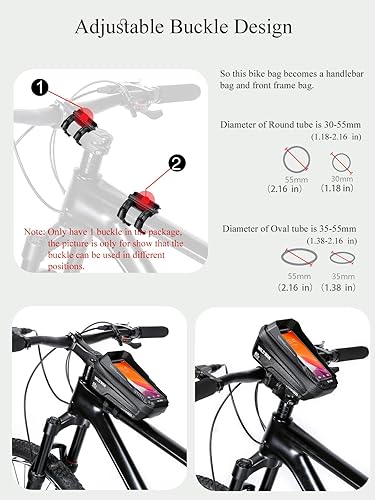 WILD MAN Bike Bag, Bicycle Bike Accessories for Cycling Biking