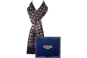 ASASILK Fashion Men Scarf,Luxurious Scarf for Men,Long Neck Scarf,Gift,11''X67'',Mulberry Silk Scarf For Men