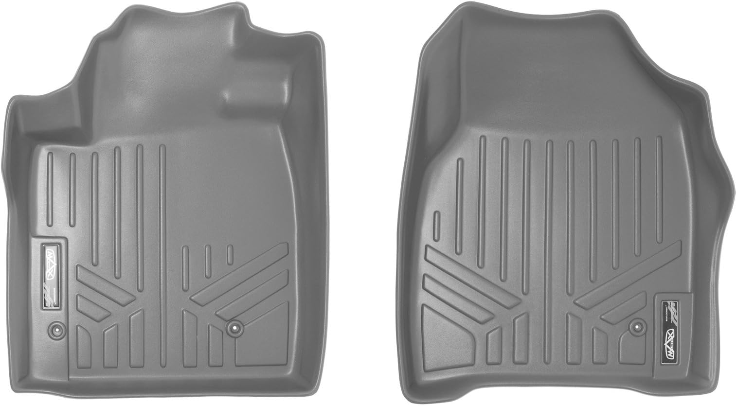 MAXLINER Floor Mats 1st Row Liner Set Grey for 2009-2015 Honda Pilot